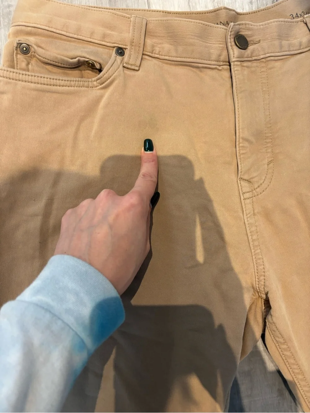Banana Republic Khaki Traveler Slim Fit Pants